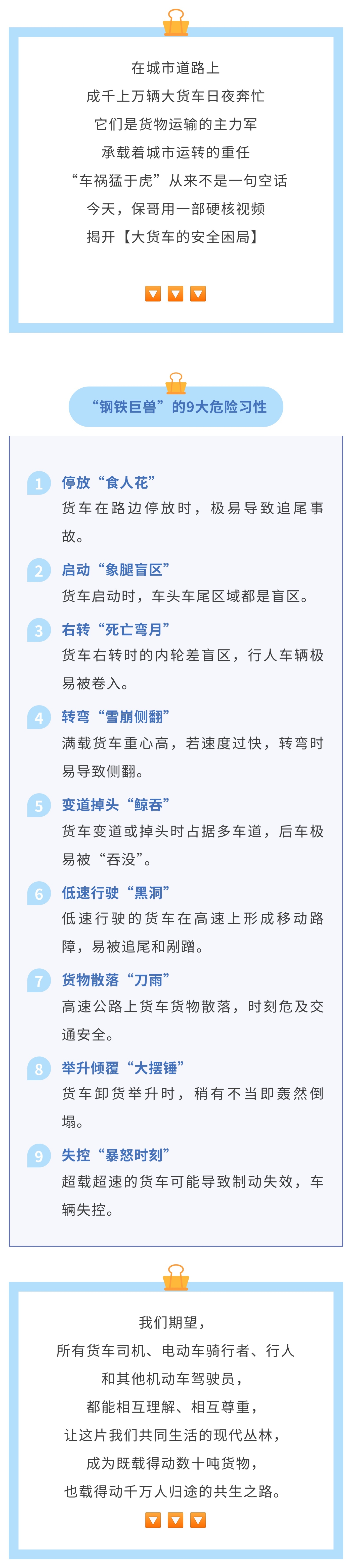 金融消保丨行人與司機(jī)必知的大貨車避險(xiǎn)技巧，筑牢生命安全防線