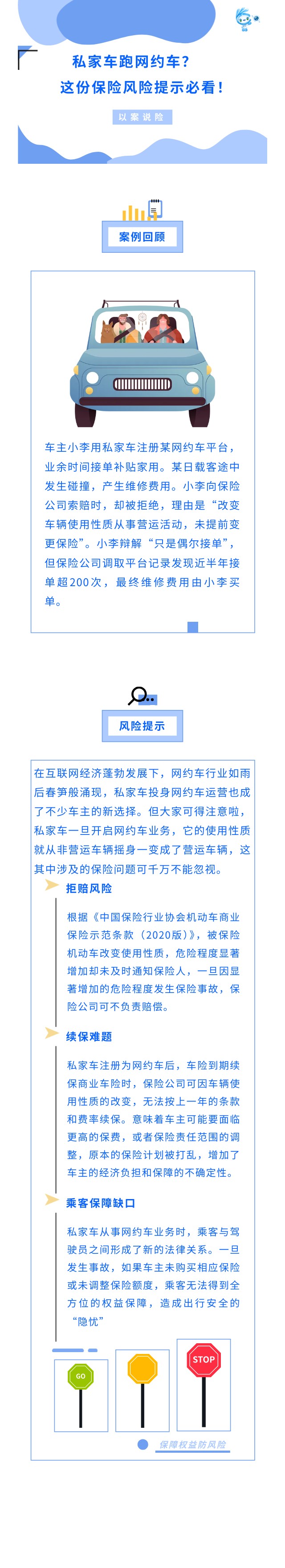 私家車跑網(wǎng)約車 這份保險(xiǎn)風(fēng)險(xiǎn)提示必看