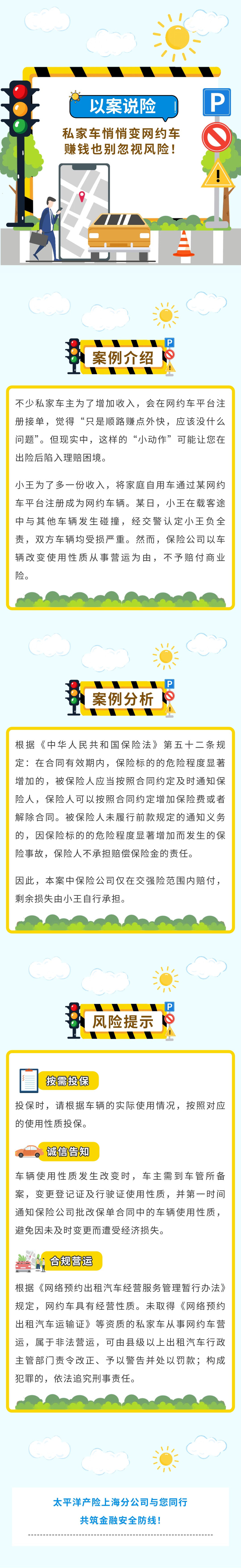 洋洋守滬丨以案說險——私家車悄悄變網(wǎng)約車，賺錢也別忽視風險！