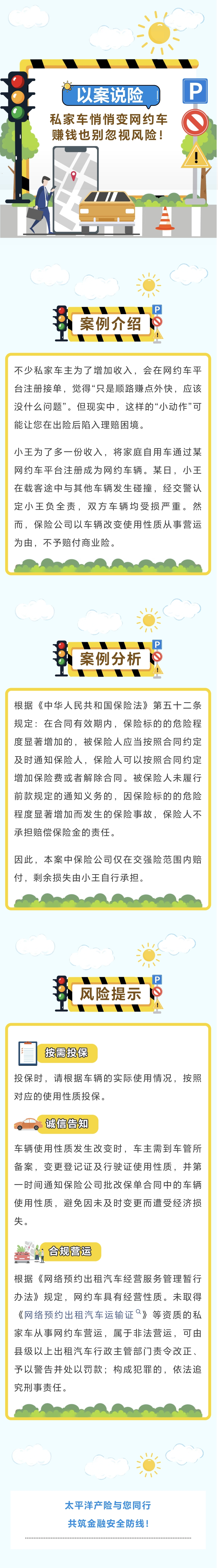 13.【以案說險(xiǎn)】私家車悄悄變網(wǎng)約車，賺錢也別忽視風(fēng)險(xiǎn)！